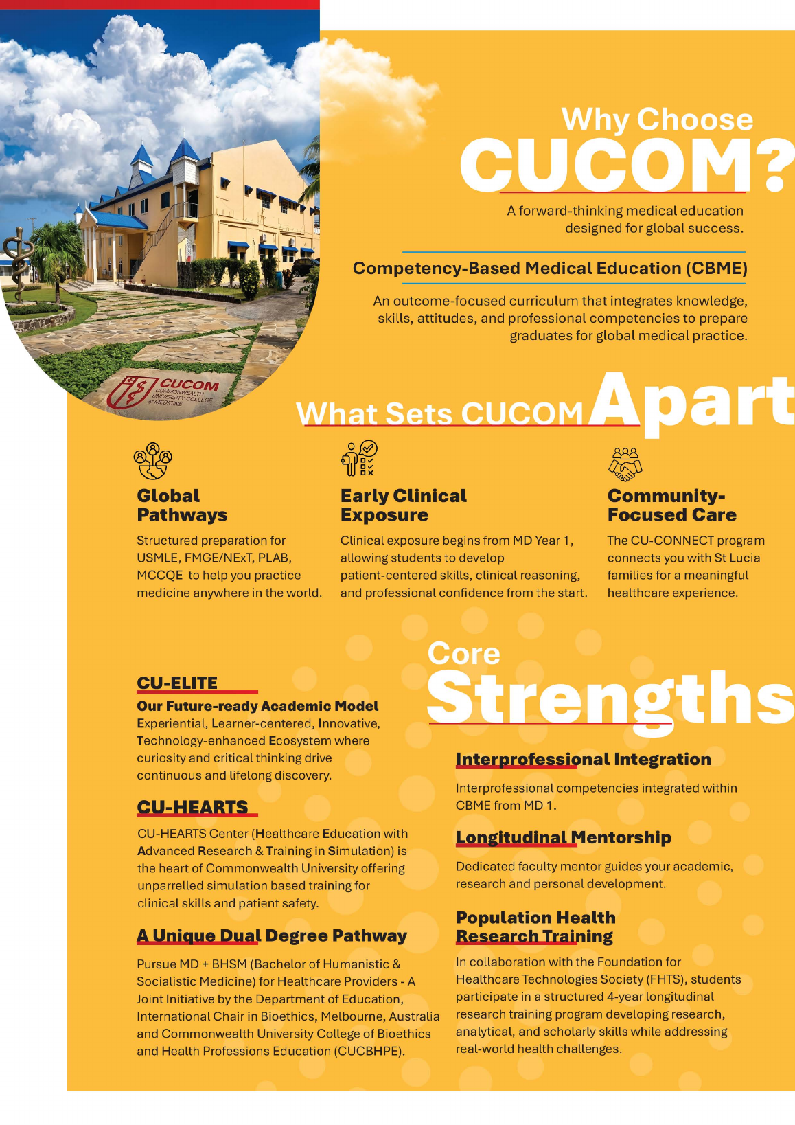 CUCOM why choose brochure page